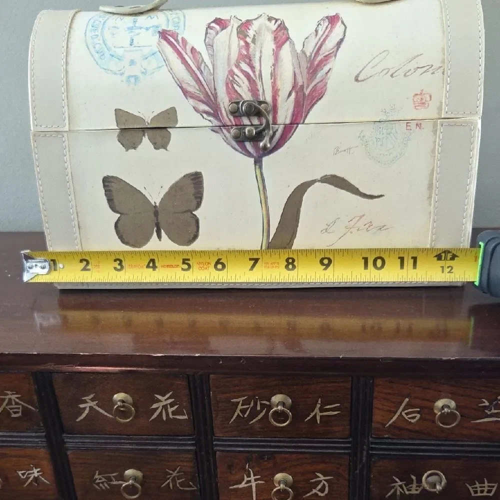 Chad Barrett Vintage Art In Motion Floral Chest